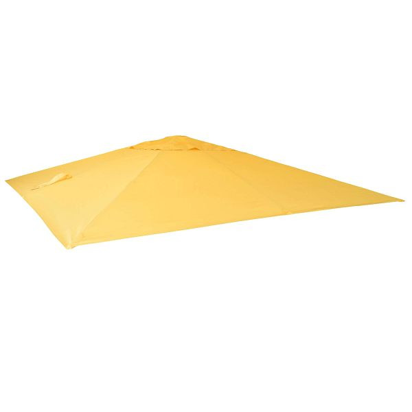 Housse de rechange Mendler pour parasol de luxe HWC-A96, housse de rechange pour parasol, 3x4m (Ø5m) polyester 3,5kg, jaune, 158550
