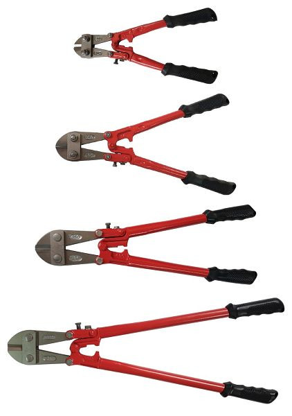 VaGo-Tools Coupe-boulons Ciseaux à boulons Pince coupante latérale 300 350 450 600 Jeu de 4 pièces, 235-003/035/045/006 1_kv chacun