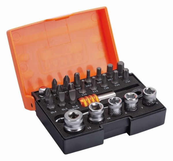 Jeu de douilles Bahco 1/4", 26 pièces, 2058/S26