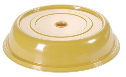 Plaque contacto cloche 23,5 cm jaune doré, 6442/235