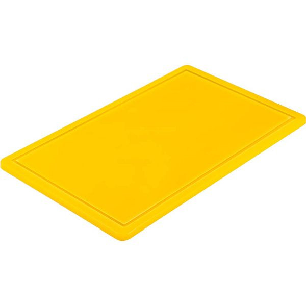 Planche à découper Stalgast, HACCP, couleur jaune, GN1/1, épaisseur 15 mm, MS1203530