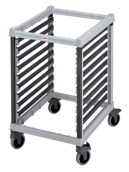 Chariot Cambro CAMSHELVING® GN 2/1, version basse pour 18 bacs GN 1/1-6,5 cm de profondeur, UGNPR21H18480
