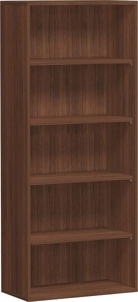 Étagère geramöbel, 4 étagères décoratives, 800x425x1920, noyer, N-10R508-N