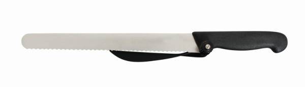 Couteau à pain et charcuterie Schneider avec entretoise, manche, 25 cm, 260742