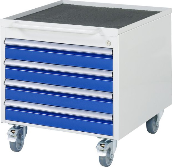 Roll-conteneur RAU série 7000, 4 x tiroirs taille L 4xH90 mm, 580x565x650 mm, 05-2.13A.11