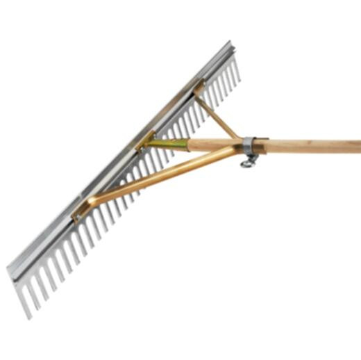 Râteau en aluminium FLORA avec tête pivotante, L 100 cm, 02218/100