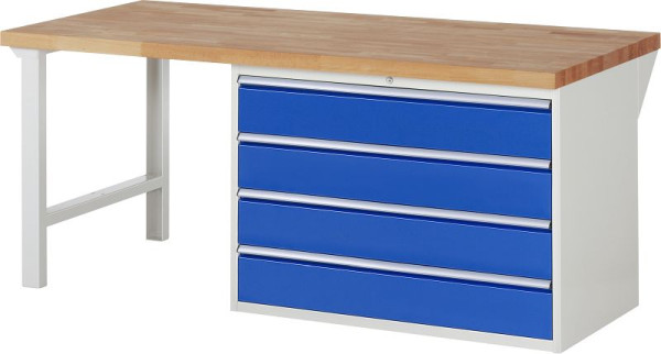 Etabli RAU série 7000 - modèle 7709, L2000 x P900 x H890 mm, base système L2000 x P850 x H850 mm, 03-7709A1-209B4M.11