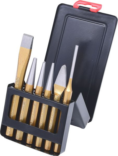 Jeu d'outils combinés KS Tools, 6 pièces dans une cassette pliable en métal, 162.2114