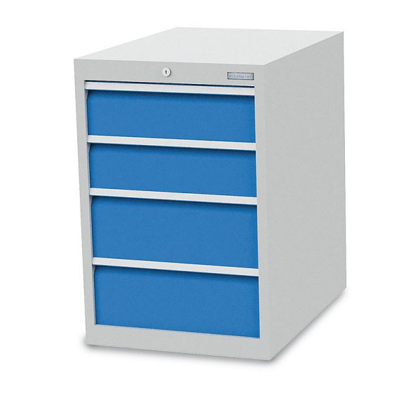Armoire à tiroirs Bedrunka+Hirth, profondeur 736 mm, R 18-24, 4 x tiroirs, hauteur de façade en mm : 2 x 150, 2 x 200, 580/0022VB
