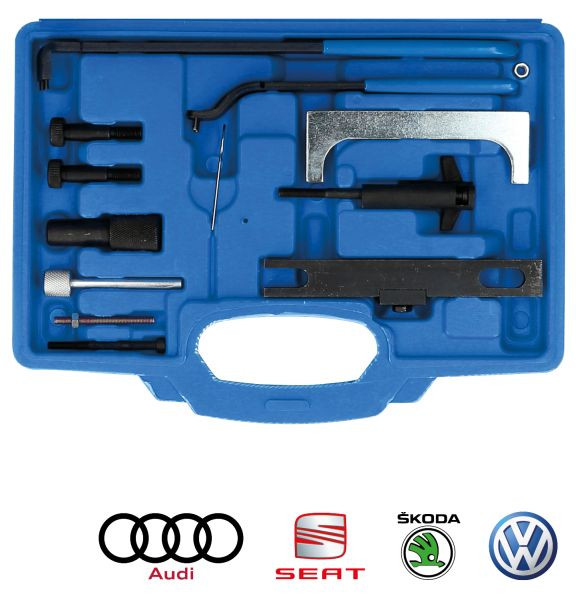 Brilliant Tools Kit d'outils de calage moteur pour VAG 1.7, 1.9 D, SDI, TDI, 1.6, 1.8, 1.8T, 2.0, BT597650