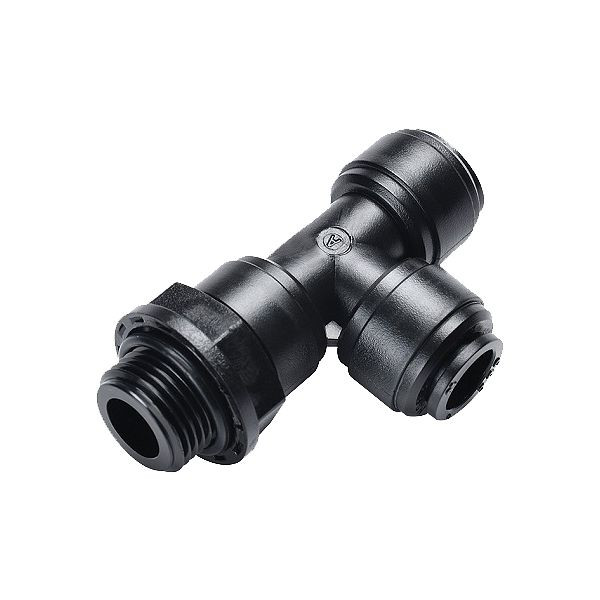 minuteur B-LED-4-1/4-KU-H2O, raccord à vis en L, cylindrique, en plastique, réglable sans pression, pour eau, UE : 10 pièces, 03080485