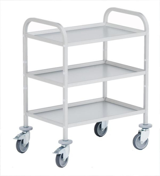 Chariot de service Gmöhling G®-SERV E 9501 / 3 A, aluminium, 223950103