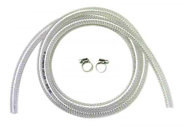 Tuyau en tissu PVC KELLER 15 m, dimensions 6 x 3, avec 2 colliers de serrage, 258.932