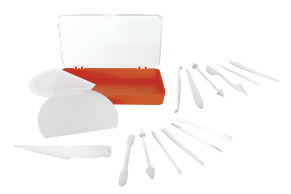 Schneider massepain modelage, ensemble complet, 15 pièces, blanc, 227200