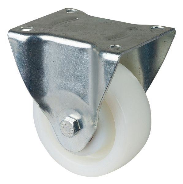 Roulette robuste BS Wheels, largeur de roue 50 mm, Ø roue 125 mm, capacité de charge 300 kg, bande de roulement/corps de roue en plastique, roulements à billes, N110.B15.125