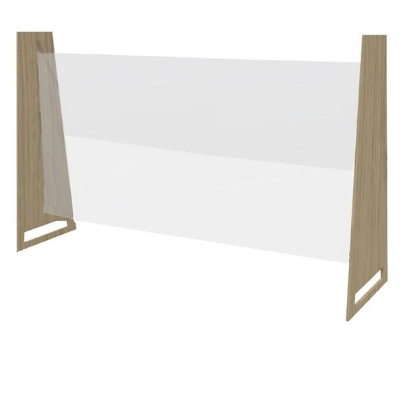 Modèle de table Bolero Easy Screen, applique murale cloison chêne 86 x 125cm, FP425