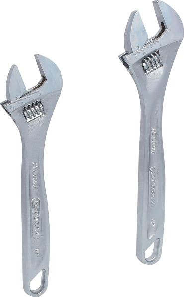 Jeu de clés à molette KS Tools, réglables, 2 pièces, 577.0299