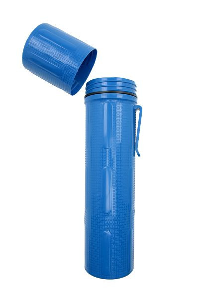 Carquois d'électrodes ELMAG pour rangement étanche, longueur : 370 mm, Ø 85 mm, étanche, verrouillable, avec 4 compartiments et passant de ceinture, 57703
