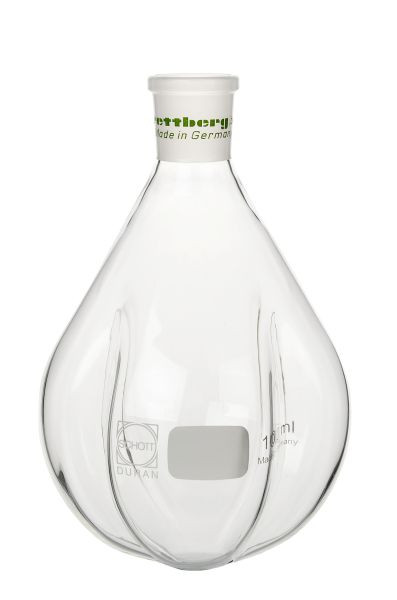 Flacon spécial Rettberg, 3000 ml, manchon NS 29/32, piriforme, centré, pour le séchage de substances pulvérulentes, verre borosilicaté 3.3, 137004300