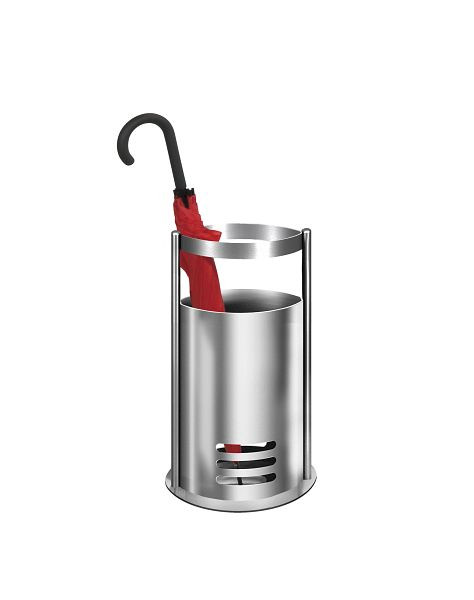Kerkmann porte-parapluie tec-art acier inoxydable, Ø 300, H 550 mm, acier inoxydable, 34606081