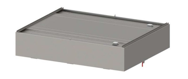 Hotte de plafond Stalgast "Expert Line", forme de boîte 1700 mm x 1800 mm avec filtre cyclone/labyrinthe LC2 type A, DH171812