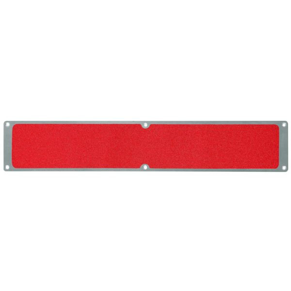Pantalon de farine plaque antidérapante en aluminium avec revêtement antidérapant m2, rouge universel 114x635mm, APM1RF1