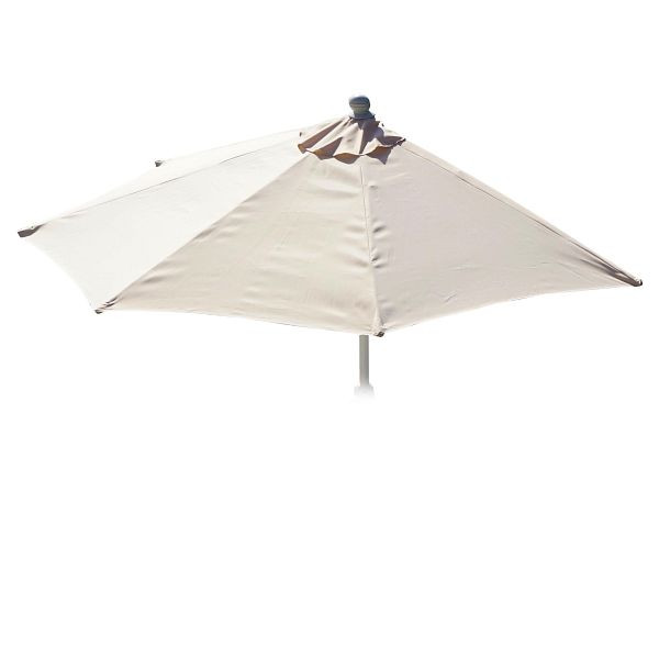 Housse de rechange Mendler pour parasol semi-circulaire Parla, housse de rechange pour housse de parasol, tissu 270cm/textile UV 50+ 3kg, crème, 102006