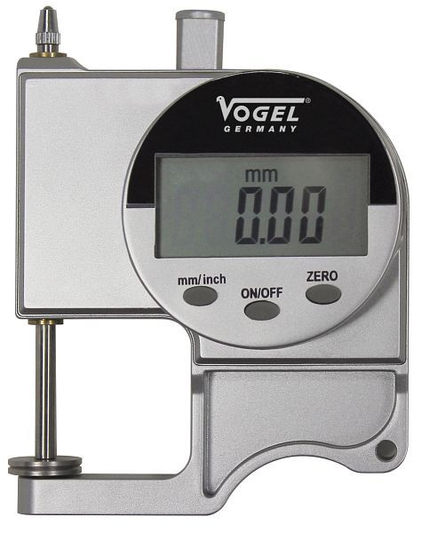 Vogel Germany Appareil de mesure d'épaisseur numérique électronique, 0 - 25 mm, 240409