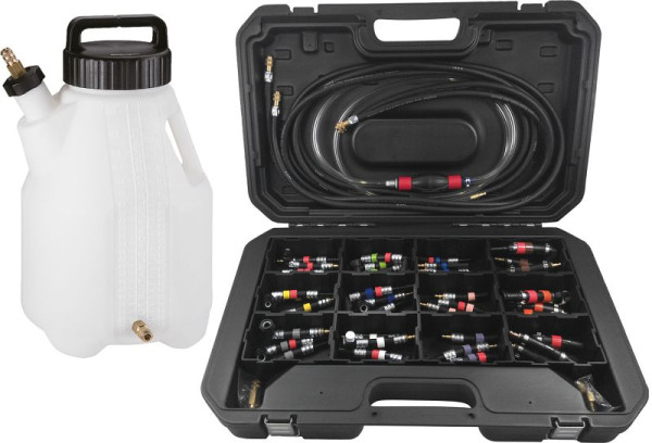 Kit de test et de nettoyage du système de carburant KS Tools, 43 pièces, 150.1860
