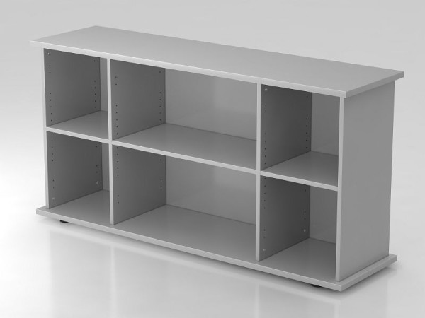 Buffet Hammerbacher ouvert 166 cm gris, 166,1x44,8x84 cm (LxPxH), VSBOF/5