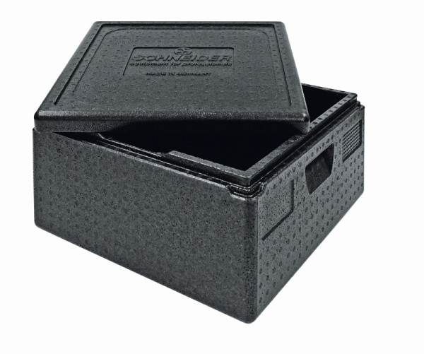 Schneider TOP-BOX Pizza grande, 35 litres, dimensions extérieures : 480 x 480 x 265 mm, dimensions intérieures : 420 x 420 x 200 mm, 651260