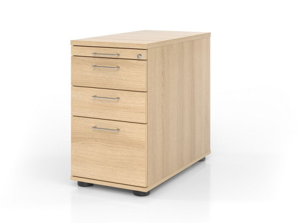 Conteneur sur pied Hammerbacher SC40 BS, profondeur 80, corps : chêne / façade : chêne, 42,8 x 72 - 76 x 80 cm, 1/3/3/6 HE, VSC40/E/E/BS