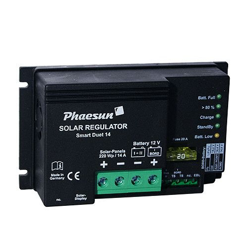 Contrôleur de charge solaire Phaesun Smart Duet 14, 321537