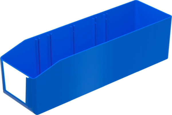 Boîte à étagères BITO PK Set PK3091 295x90x80 bleu, étiquette incluse, 35 pièces, 1421