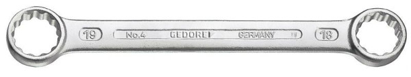 GEDORE Clé polygonale double 19x24 mm, droite, 6055140