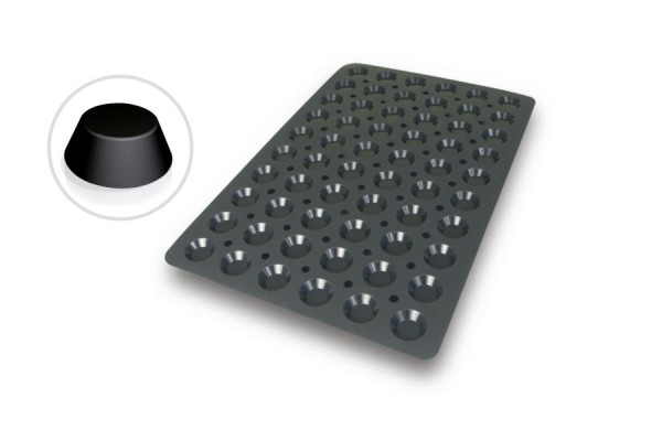 Moule à gâteau en silicone Schneider, mini, 40x 60 cm, Ø 44 mm, hauteur 10 mm, 115306