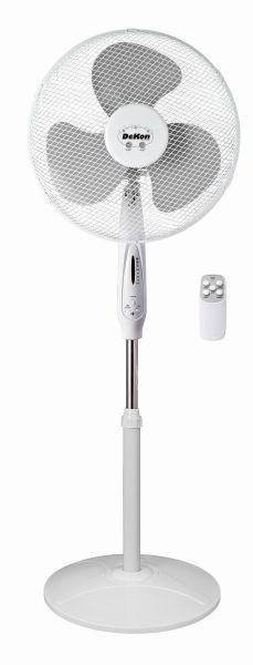 Ventilateur sur pied DeKon Stratos Control, blanc, environ 40 cm, W 420