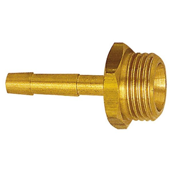 Raccord de tuyau KELLER 6 mm x G ½ “AG; Version laiton, 131.202