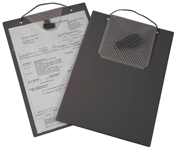 Sac de travail Eichner "Turbo" avec compartiment à clés, gris, UE : 10 pièces, 9015-00416