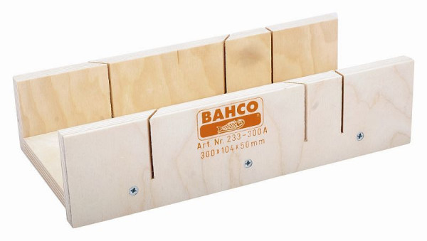 Boîte Bahco, bois laminé, 300x104x50 mm, 233-300