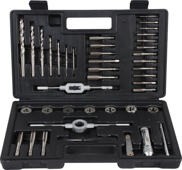 Jeu d'outils à fileter Projahn HSS-G 40 pièces M3-M12, 91009
