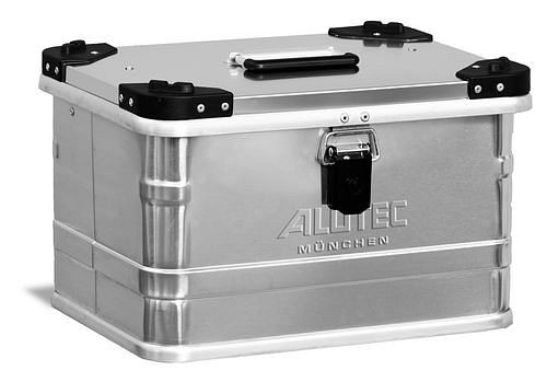 Boîte en aluminium DENIOS Industry, avec coins d'empilage, volume de 30 litres, 254-867
