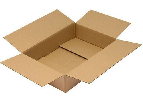 Boîte pliante en carton ondulé TransPak à 2 parois, dimensions intérieures 600 x 400 x 130 mm, qualité 2.30BC, paquet : 10 pièces, 299379