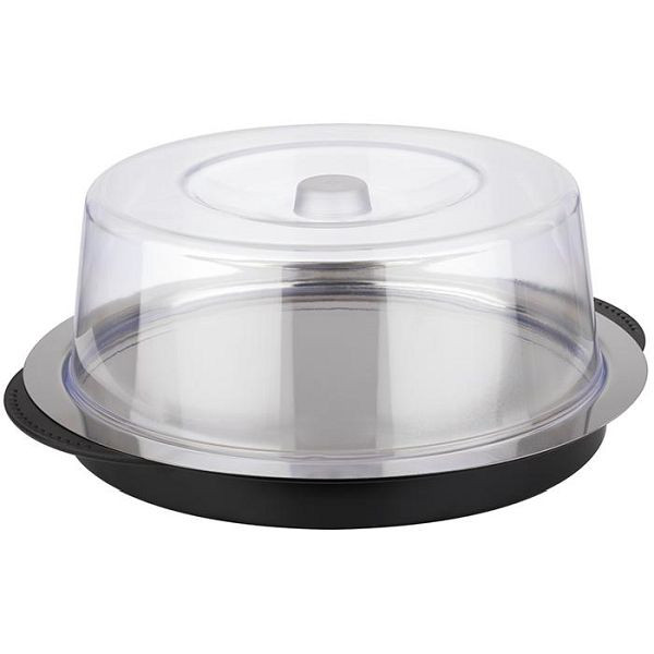 Set de plateaux APS Thermo, Ø 35 cm, hauteur : 15 cm, inox 18/0, polystyrène, 09094