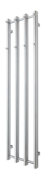 Radiateur de salle de bain vertical TVS VINO 4, chrome, 1400 x 350 mm, VINO4CR