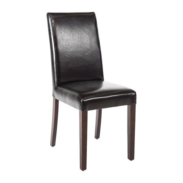 Chaises de salle à manger Bolero simili cuir noir, UE: 2 pièces, GF954