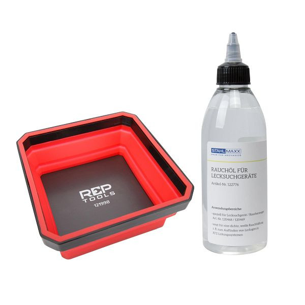 Agent de fumage Stahlmaxx pour appareil à fumée, avec plateau magnétique pliable, XXL-122982