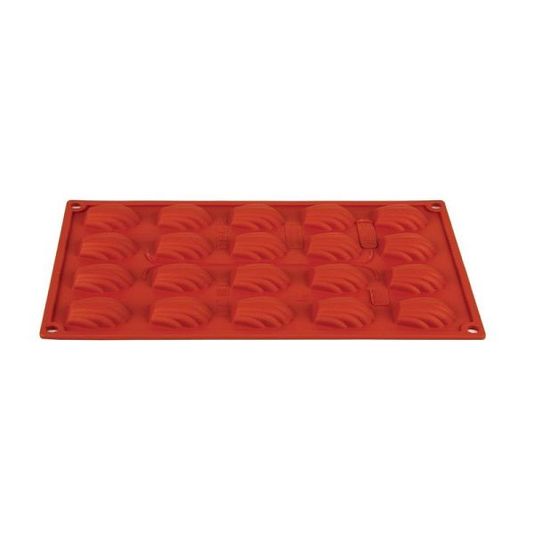 Moule en silicone Pavoni Formaflex 20 mini madeleines, N939
