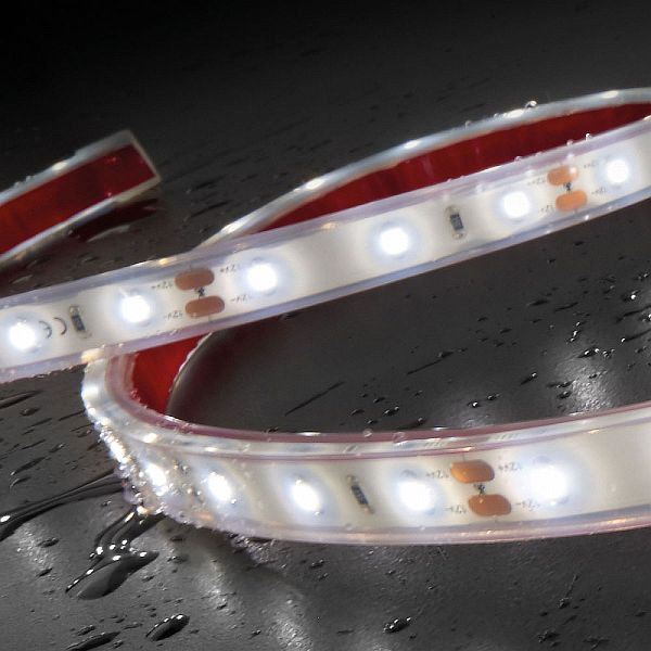 Ruban LED Staudte Hirsch SH-5.612, 12 V DC, 2 m, 9,6 W, flexible, autocollant, 570030