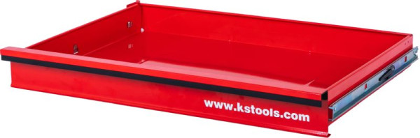 Tiroir KS Tools avec site web et guidage à billes pour chariot d'atelier P35, 568x398x75 mm, 873.5008-R013P